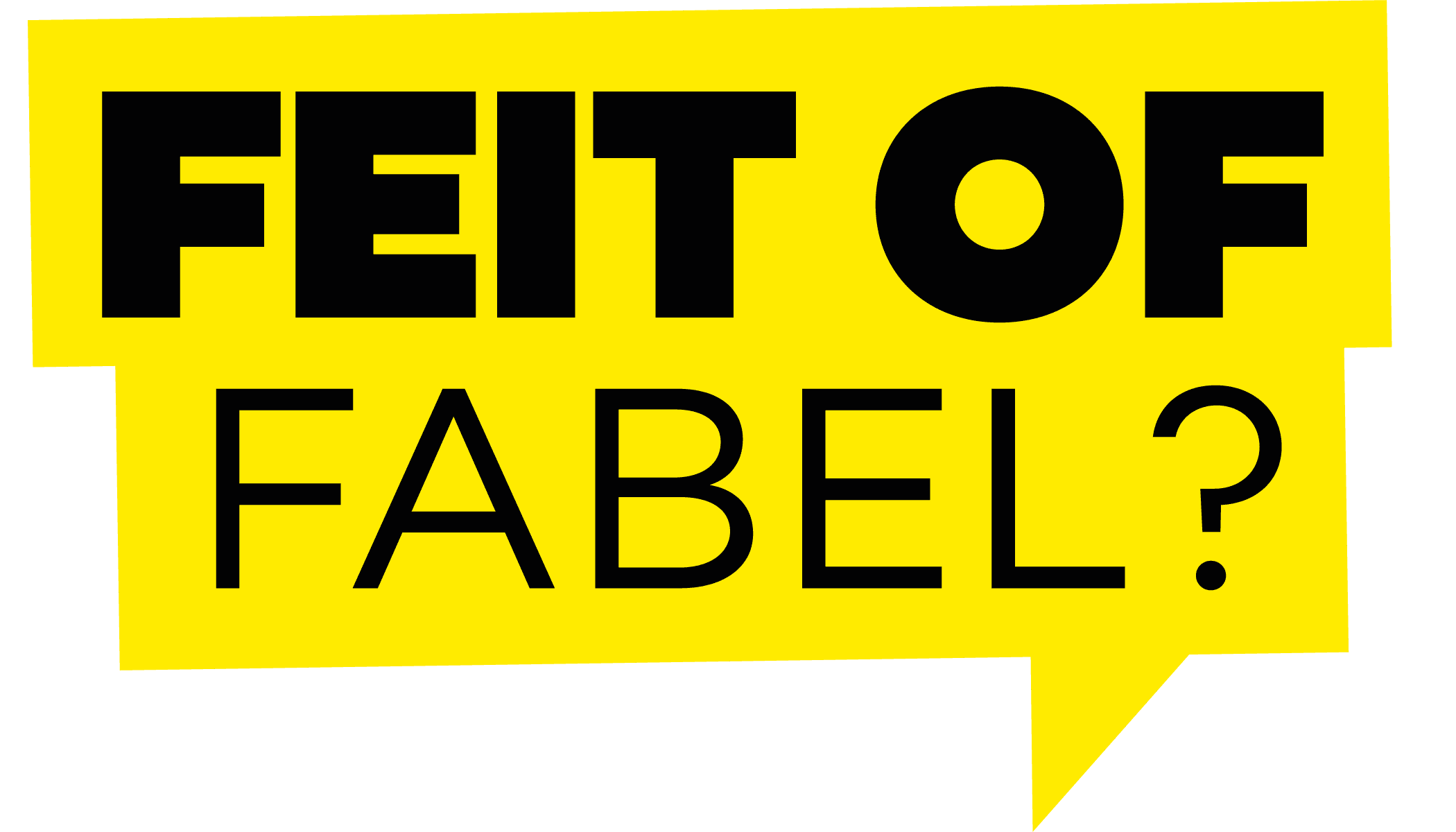 Icoon Feit of fabel
